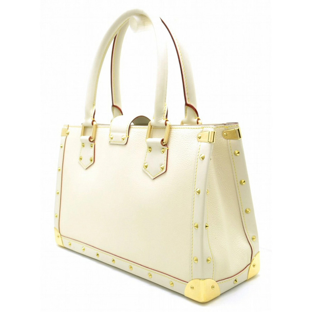 Louis Vuitton Fabulous Handbag Bag Blanc White Suhali Tote